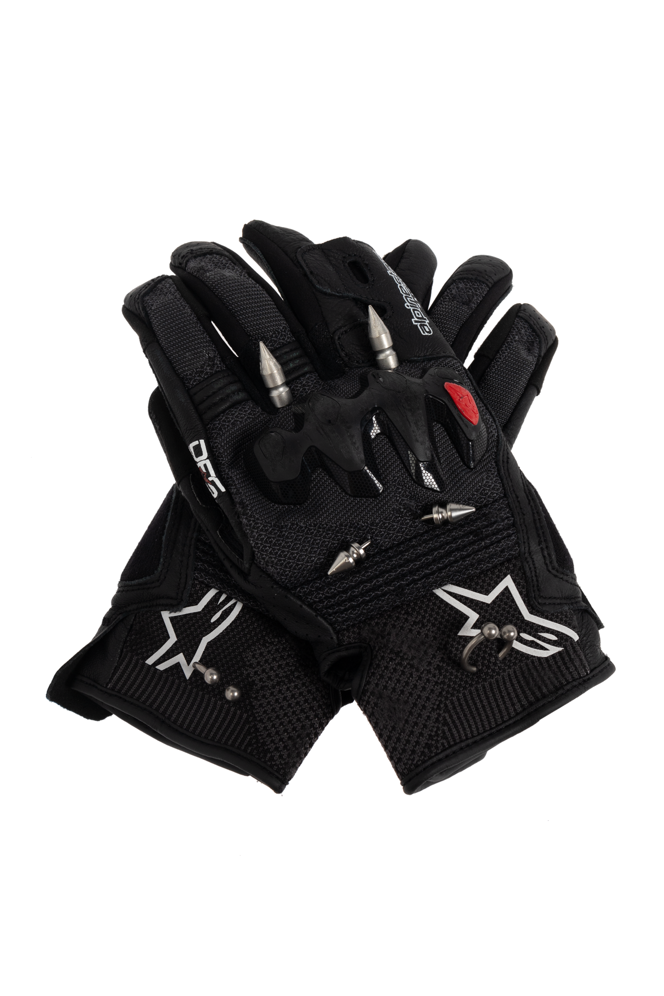 Balenciaga Leather gloves with applications | Men's | Vitkac